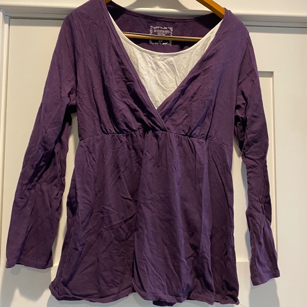 Maternity long sleeve tee